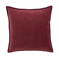 Butlers COTTON VELVET Kissen L 45 x B 45cm, Bordeaux