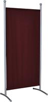 Angerer Freizeitmöbel Stellwand Klein bordeaux, (1 St.), (B/H): ca. 82x178 cm