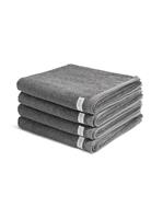 Ross 4 X Handtuch im Set Selection - Organic Cotton, rot, 50 100cm