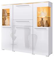 Helvetia Meble Highboard India Breedte 130 cm