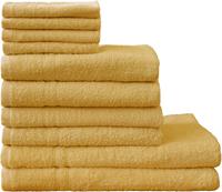 Dyckhoff Handtuch Set Kristall, Set, 10 tlg., Walkfrottee, mit feiner Bordüre