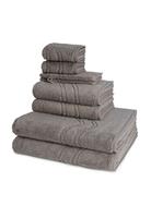 Ross 2 X Wasch- Gäste- Dusch- Handtuch im Set Cashmere feeling, braun, 8er