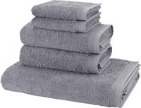 Möve Handtuch Set Basic, Set, 5 tlg., Walkfrottier, in hochwertigster Walkfrottier Qualität