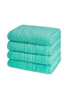 Ross 4 X Handtuch - im Set Cashmere feeling, türkis, 50 100cm