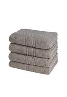 Ross 4 X Handtuch - im Set Cashmere feeling, braun, 50 100cm