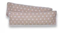 TICAA Rückenkissen-Set für Kinderzimmer 2-teilig, Stern Beige, 040x060 cm