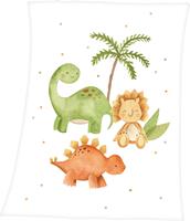 babybest Microvezel donzige deken Dinos 70 x 100 cm