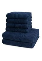 Ross 4 X Handtuch 2 Duschtuch - im Set Cashmere feeling, blau, 6er