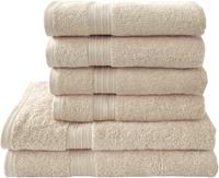 Dyckhoff Handtuch Set Siena, Set, 6 tlg., Walkfrottier, in tollen Unifarben