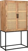 SIT Highboard Met inzet van rotan-vlechtwerk