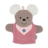 Sterntaler Spiel-Waschhandschuh Mabel, Stickerei, für Baby Mädchen, rosé
