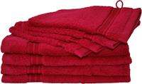 Dyckhoff Handtuch Set Siena, Set, 8 tlg., Walkfrottier, in tollen Unifarben
