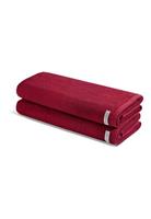 Ross 2 X Saunatuch im Set Selection - Organic Cotton, rot, 80 200cm