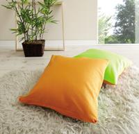 TICAA Kissen 2er Set für Kinder, Orange-Grün, 035x040 cm