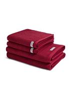 Ross 2 X Handtuch Duschtuch - im Set Selection Organic Cotton, rot, 4er