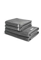 Ross 2 X Handtuch Duschtuch - im Set Selection Organic Cotton, dunkelgrau, 4er