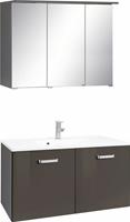 HELD MÖBEL Badkamerserie Ravenna Breedte 90 cm, spiegelkast en wastafelonderkast (2 stuks)