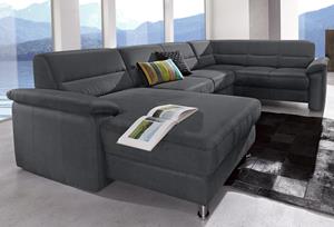 Sit&more Wohnlandschaft, inklusive Boxspring/Federkern-Polsterung, wahlweise mit Bettfunktion, frei im Raum stellbar
