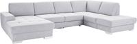 Sit&more Wohnlandschaft, mit Federkern und Sitztiefenverstellung, wahlweise mit Bettfunktion und Bettkasten