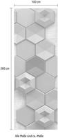 Komar Vliestapete »Hexagon«, glatt