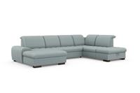 Sit&more Wohnlandschaft, wahlweise mit Bettfunktion, Bettkasten und Kopfteilverstellung, auch erhältlich in dem besonders leicht mit Wasser zu reinigendem Soft clean Bezug