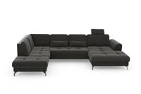 sit&more Zithoek Bendigo V inclusief zitdiepteverstelling, bodemvrijheid 12 cm, naar keuze in 2 verschillende pootkleuren