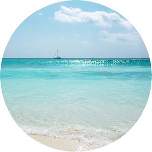 Komar Fotobehang Lagoon 125 x 125 cm (set, 1 stuk)