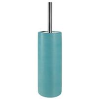 Spirella toiletborstel met houder Aqua blauw