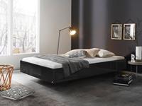 Mobistoxx Bed IXANA 120x200 cm hoogglans grijs zonder hoofdeinde
