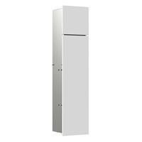 EMCO asis module pure WC-Modul mit Zusatzfach, Unterputz, Anschlag links 730mm, Farbe: alpin-weiss - 975551300