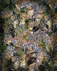 Komar Wild Cats Vlies Fotobehang 200x250cm 4-Banen