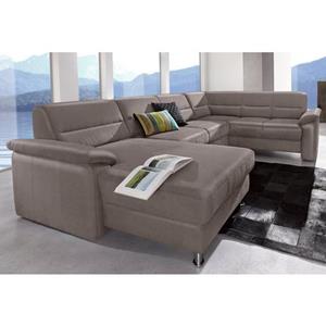 sit&more Zithoek Ascara U-vorm inclusief boxspring/binnenveringsinterieur, naar keuze met slaapfunctie
