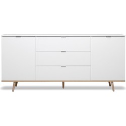 CaliCosy Dressoir 2 deuren 3 laden L180 cm - Copenhague