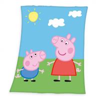 OTTO Kinderdeken Peppa Pig met leuk peppa pig-motief, knuffeldeken