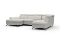 sit&more Zithoek met zitdiepteverstelling en binnenvering, naar keuze met slaapfunctie en bedkist, telkens inclusief 3 lendenkussens
