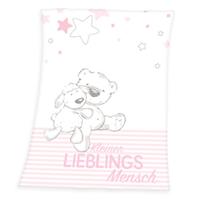 Baby Best Babydecke »Kleiner Lieblingsmensch«, , mit tollem Motiv und Schriftzug