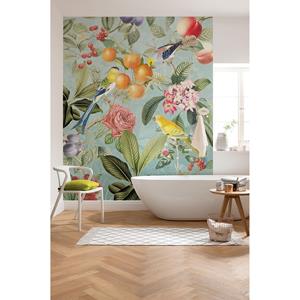 Komar Fototapete »Birds and Berries«, glatt, botanisch, tropisch, Motiv, (Packung, 1 St), BxL: 200x250 cm, 150 g/m², Bahnbreite 50 cm, ausgezeichnet lichtbeständig