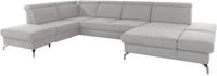 sit&more Zithoek Poothoogte 12 cm, inclusief verstelbare zitdiepte, armleuningen en hoofdeind