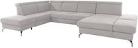 sit&more Zithoek Poothoogte 12 cm, inclusief verstelbare zitdiepte, armleuningen en hoofdeind