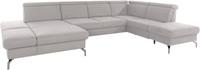 sit&more Zithoek Poothoogte 15 cm, inclusief verstelbare zitdiepte, armleuningen en hoofdeind