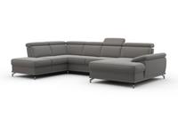 sit&more Zithoek met zitdiepteverstelling en binnenvering, naar keuze met slaapfunctie en bedkist, telkens inclusief 3 lendenkussens