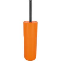 SPIRELLA WC Bürste Klobürste Toilettenbürste hochwertig „Cocco“ mit hygienischem Behälter Orange - 