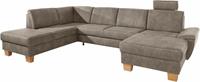 Exxpo - sofa fashion Wohnlandschaft, wahlweise mit Bettfunktion und Bettkasten