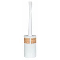 Spirella toiletborstel met houder Tube nature wit
