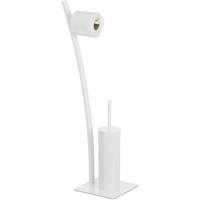 RELAXDAYS WC-Garnitur weiß, Toilettenpapierhalter, WC-Bürste, WC-Bürstenhalter, hygienisch, HxBxT: 78x29x20 cm, white - 