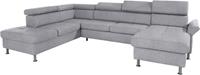 Exxpo - sofa fashion Wohnlandschaft, inkl. Kopf- bzw. Rückenverstellungwahlweise mit Bettfunktion und Bettkasten
