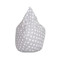 Knorrtoys Sitzsack »Drop, Grey White Stars«, für Kinder, Made in Europe