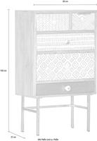 Gutmann Factory Kommode »Linea«, mit detailreichen Verzierungen, Shabby Chic, Vintage