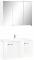 welltime Badkamerserie Ravenna Breedte 90 cm, spiegelkast en wastafelonderkast (2-delig)