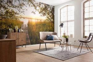 Posters.nl Oever Van Het Meer 8-delig Fotobehang 400x260cm